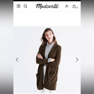 Madewell Olive Ryder Cardigan